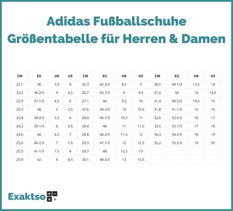 adidas fußballschuhe größe|adidas größen tabelle kinder.